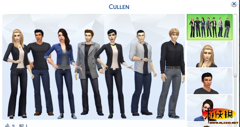 《模拟人生4》那些令人目瞪口呆、丧心病狂的名人模仿 第一发:复仇者联盟