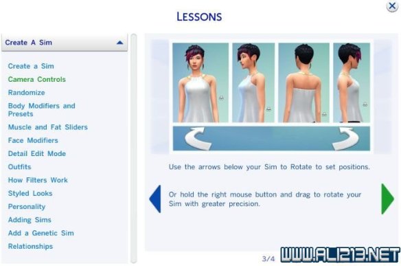 《模拟人生4》捏人内置教程中文翻译 捏人教程汉化攻略