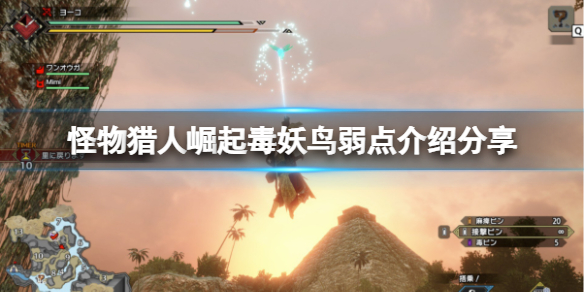 怪物猎人崛起毒妖鸟怎么打（怪物猎人崛起毒妖鸟在哪里?）