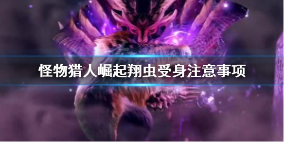 怪物猎人崛起翔虫受身要注意什么 怪物猎人崛起翔虫怎么飞