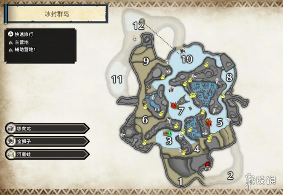 怪物猎人崛起冰封群岛鬼火鸟在哪 冰封群岛鬼火鸟位置全解