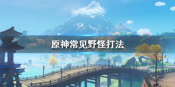 原神常见野怪怎么打（原神常见野怪怎么打的）
