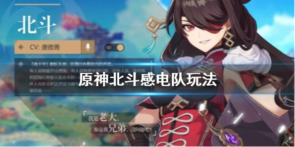 原神北斗感电队怎么玩（感电队北斗圣遗物）