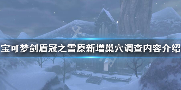 宝可梦剑盾冠之雪原新增巢穴调查内容介绍 巢穴调查怎么样