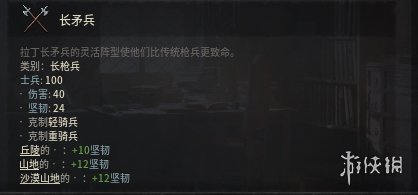 王国风云3有什么兵种 十字军之王3全兵种介绍 部曲兵