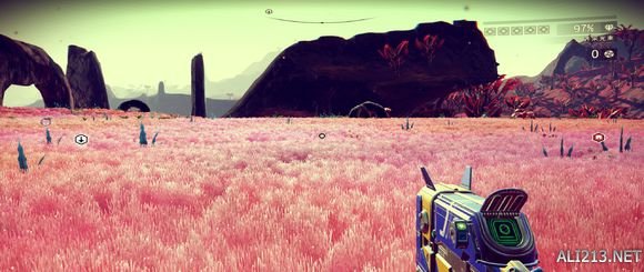 《无人深空》少女心粉红草原星球一览