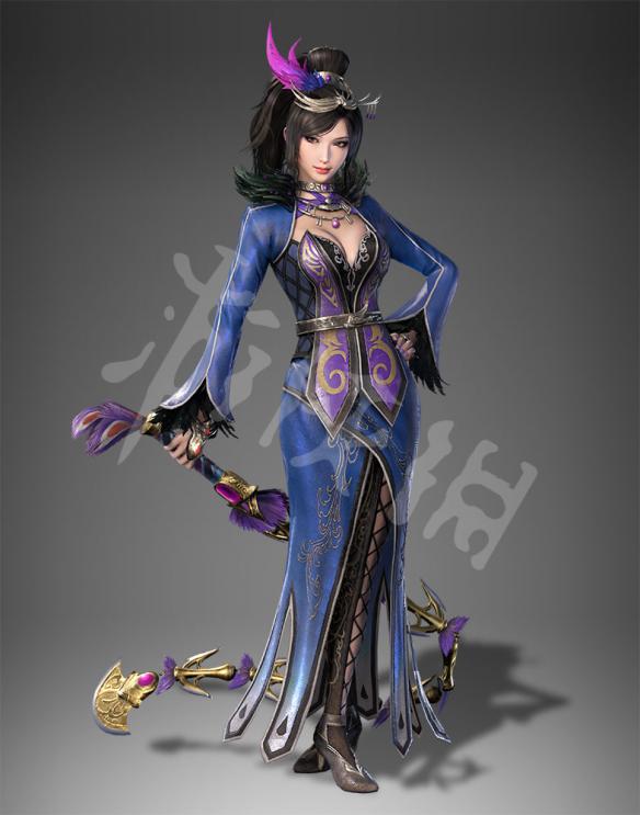 真三国无双8女武将服装大全 全女武将服装立绘一览 王异_网