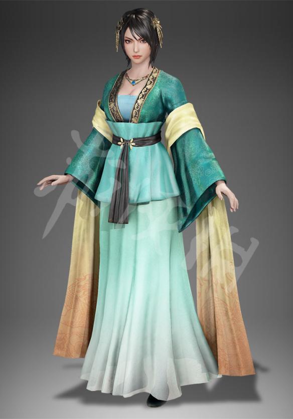 真三国无双8女武将服装大全 全女武将服装立绘一览 王异_网