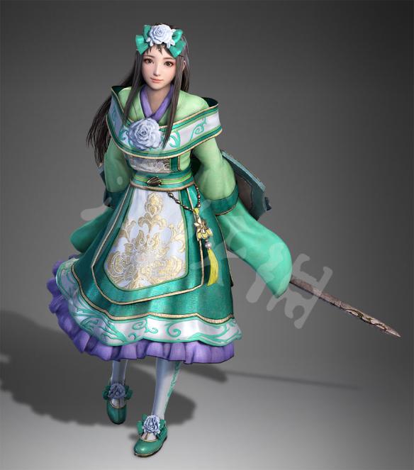 真三国无双8女武将服装大全 全女武将服装立绘一览 王异_网