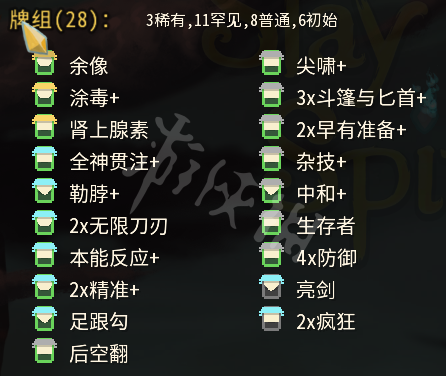 杀戮尖塔盗贼单卡战术完整详解 杀戮尖塔盗贼卡牌有什么用 早有准备