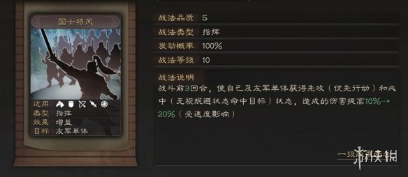 三国志战略版凌统图鉴