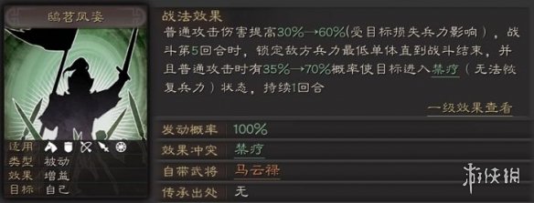 三国志战略版马云禄战法搭配