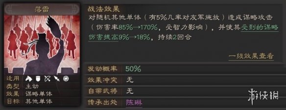 三国志战略版落雷怎么样