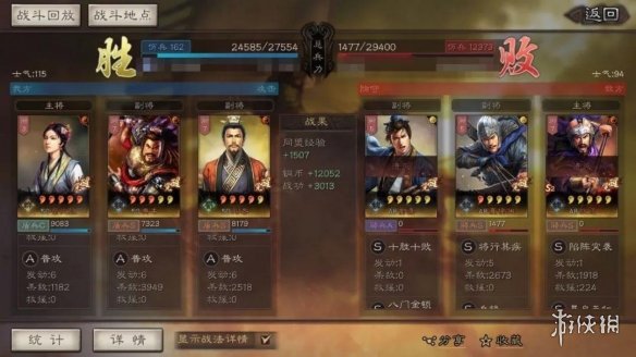 三国志战略版反击盾阵容推荐