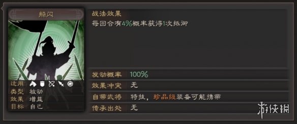三国志战略版防具专属特技一览