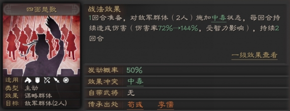 三国志战略版四面楚歌怎么样（三国志战略版四面楚歌有用吗）