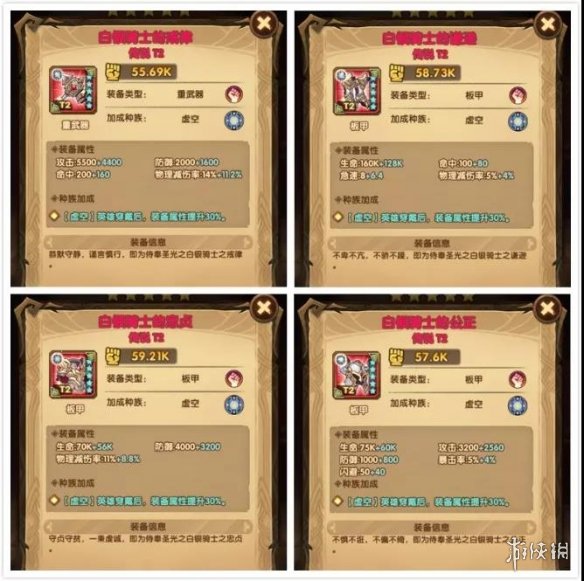 剑与远征板甲装备详解