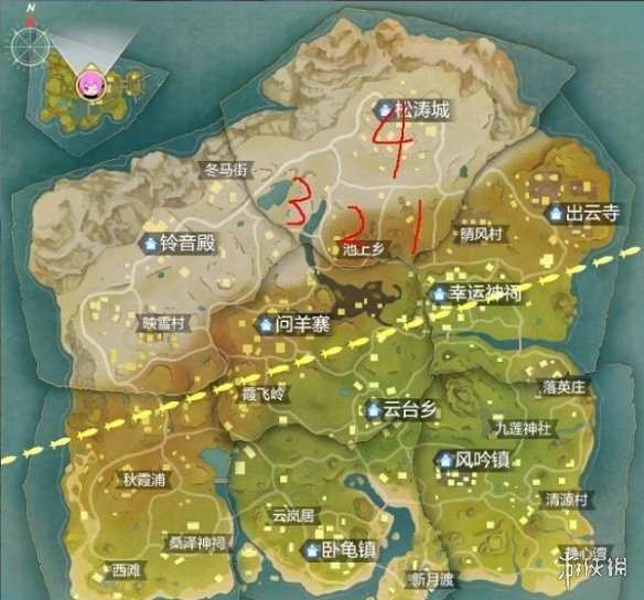 风云岛行动北区地图攻略