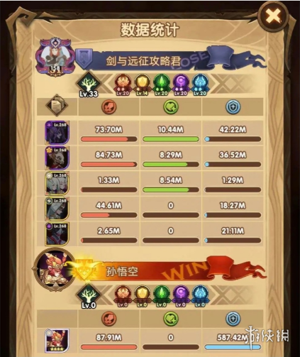 剑与远征团队远征孙悟空怎么打