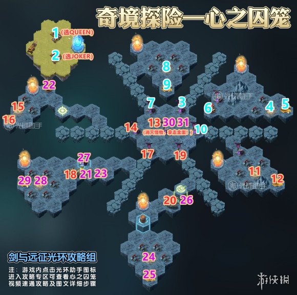 剑与远征奇境探险心之囚笼攻略