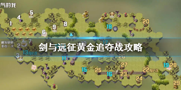剑与远征黄金追夺战攻略（剑与远征黄金追夺战攻略图）