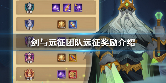 剑与远征团队远征奖励是什么（剑与远征最新团队远征奖励）