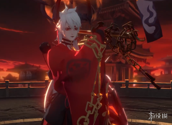 阴阳师鬼切典藏皮肤华光赤堇长什么样