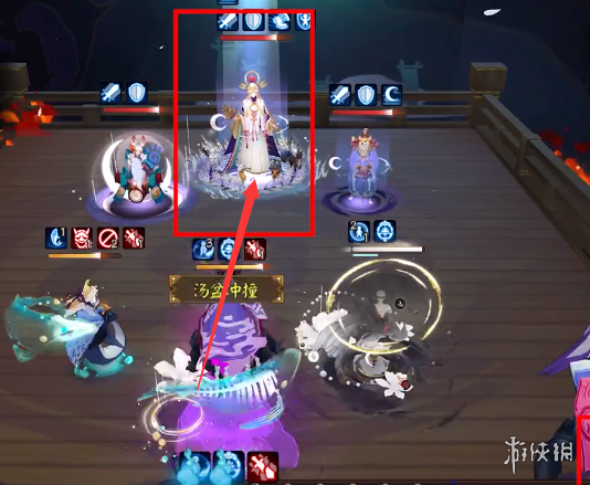 阴阳师残局得胜最终战第一关