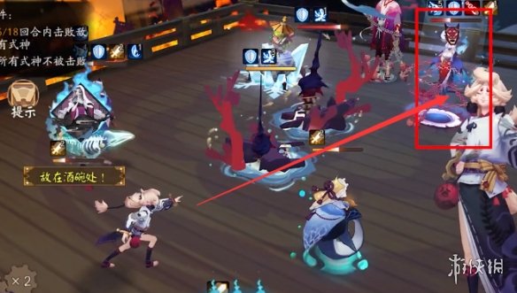 阴阳师残局得胜最终战第三关