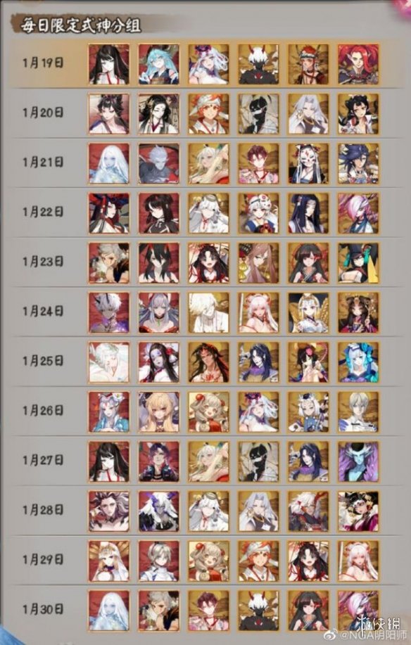 阴阳师春节秘境召唤分组