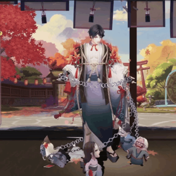 阴阳师鬼童丸皮肤枫舞猿乐