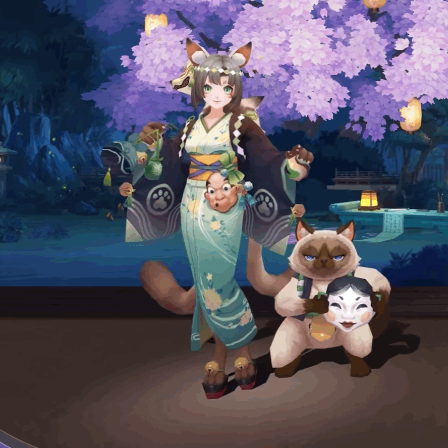 阴阳师猫掌柜皮肤仲夏之宴