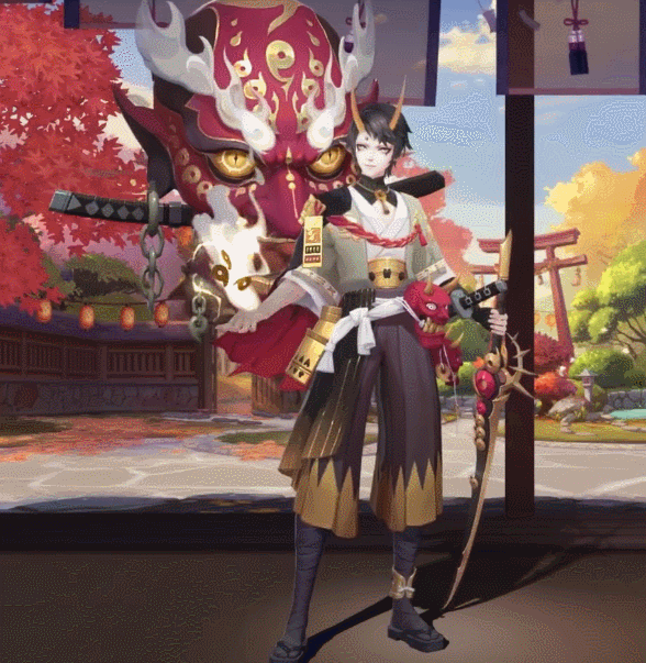 阴阳师大岳丸皮肤烽烟焚海介绍