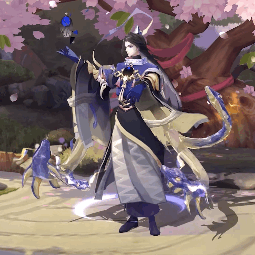 阴阳师八岐大蛇皮肤冷夜暗影