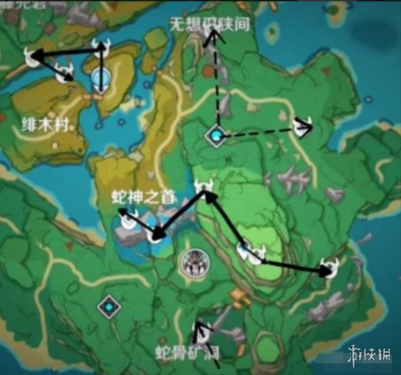 原神2.7鬼兜虫采集点