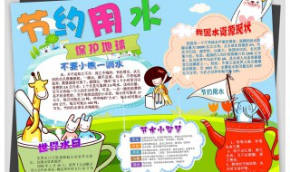 节约用水手抄报内容 节约用水手抄报内容100字