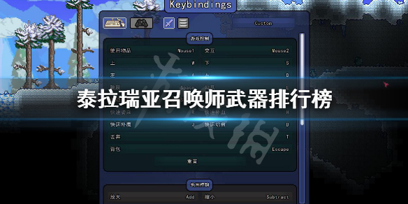 泰拉瑞亚召唤师什么武器好（泰拉瑞亚召唤师的武器有哪些?）