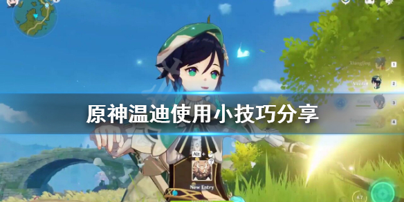 原神温迪有什么技巧（元神温迪怎么玩）