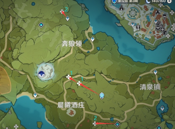 原神蒲公英分布在哪 原神蒲公英快速采集路线推荐