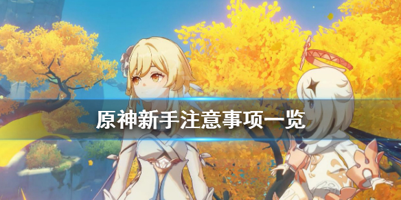 原神新手有什么要注意的 原神萌新注意事项