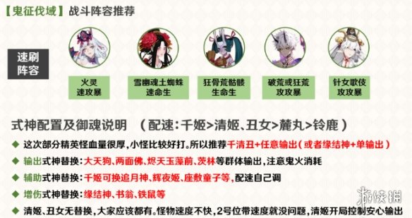 阴阳师鬼域讨伐阵容推荐