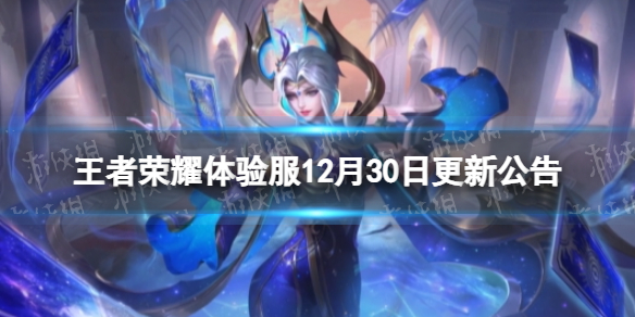 王者荣耀体验服12月30日更新公告（王者荣耀体验服更新时间）